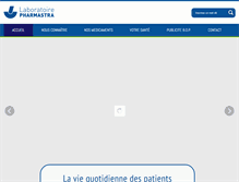 Tablet Screenshot of pharmastra.com